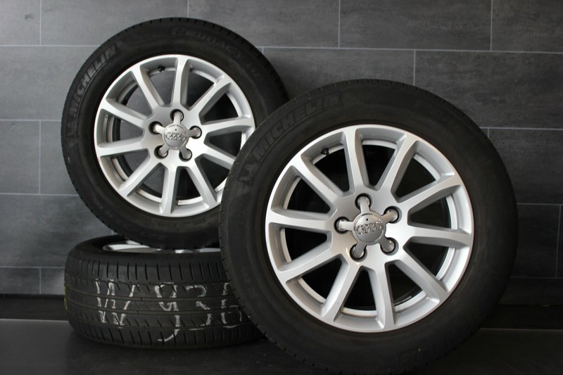 4x Original Audi A4 8k B8 Alufelgen 7j X 16 Zoll Et46  8k0601025bd 