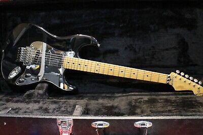 USED Fender Japan Stratocaster Crafted in Japan w/Floydrose Black 230602 GT324