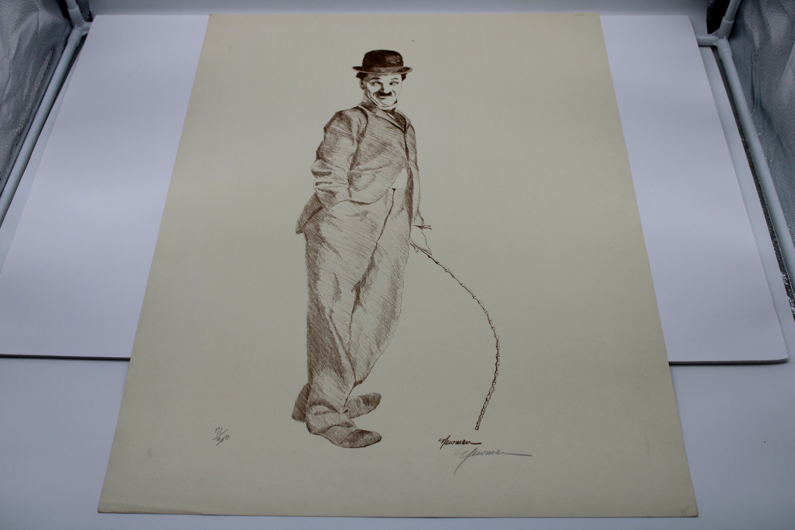 Chaplin 絵画 原画 ドローイング アート Chaplin 絵画 原画 ドローイング アート Charlie Chaplin