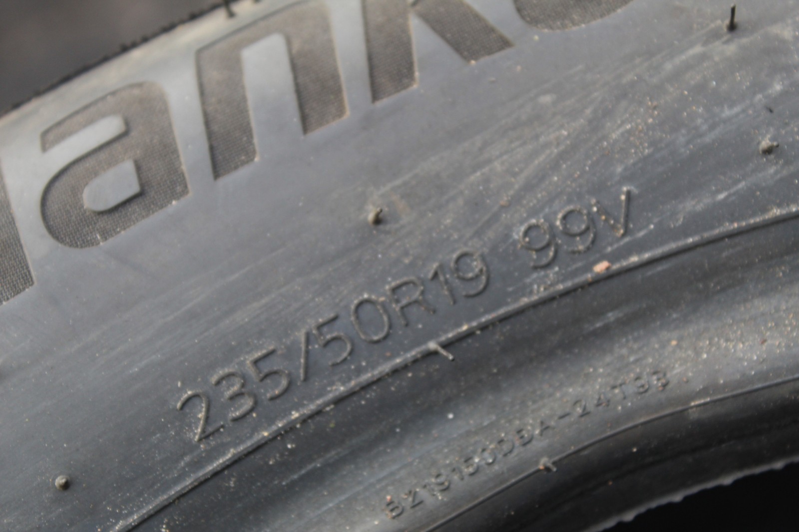 New 235 50 19 Hankook, Ventus Evo SUV, 99V, x1 Single Tyre (F1_tyres) L3869