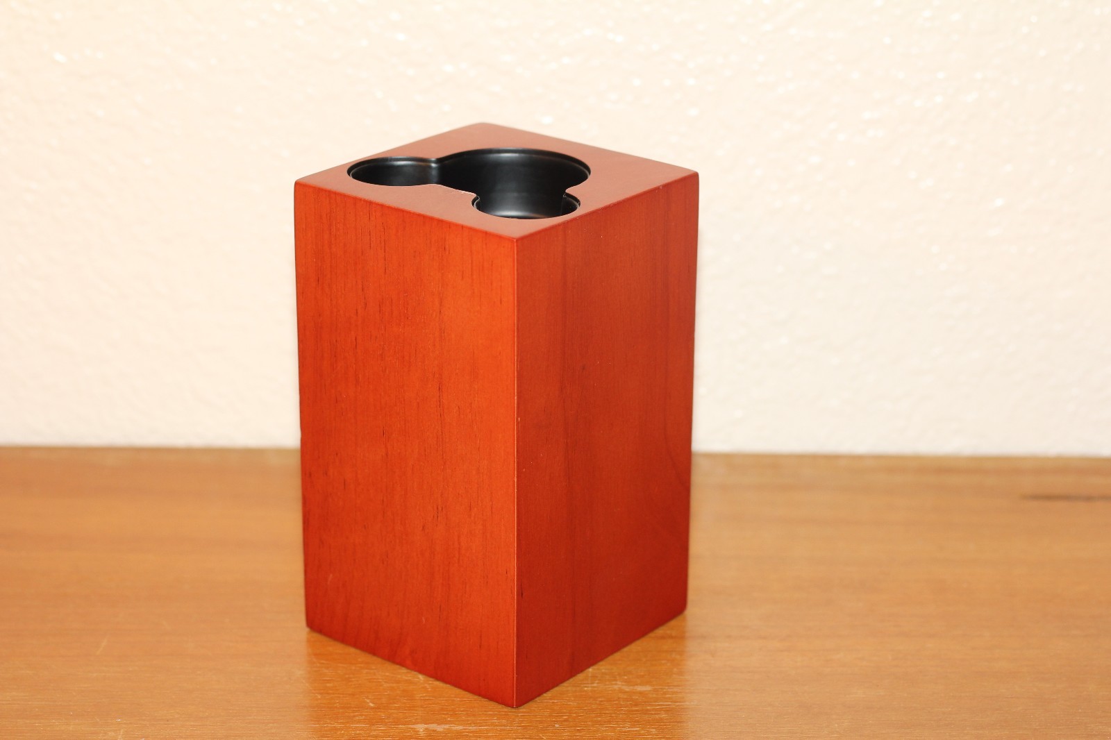 Disney Solid Wood Block Candle Holder with Removable Holder (no candle)