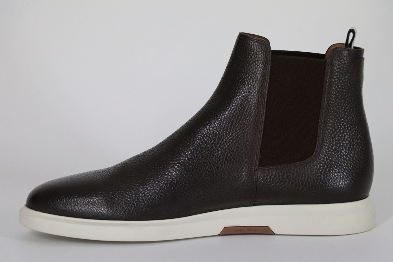 Pre-owned Hugo Boss Chelsea Boots, Mod. Randy_cheb_gr, Size Eu 44 / Us 11, Dark Brown