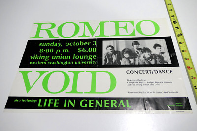 ROMEO VOID / LIFE IN GENERAL / VIKING LOUNGE WWU BELLINGHAM / OCT. 3, 198?