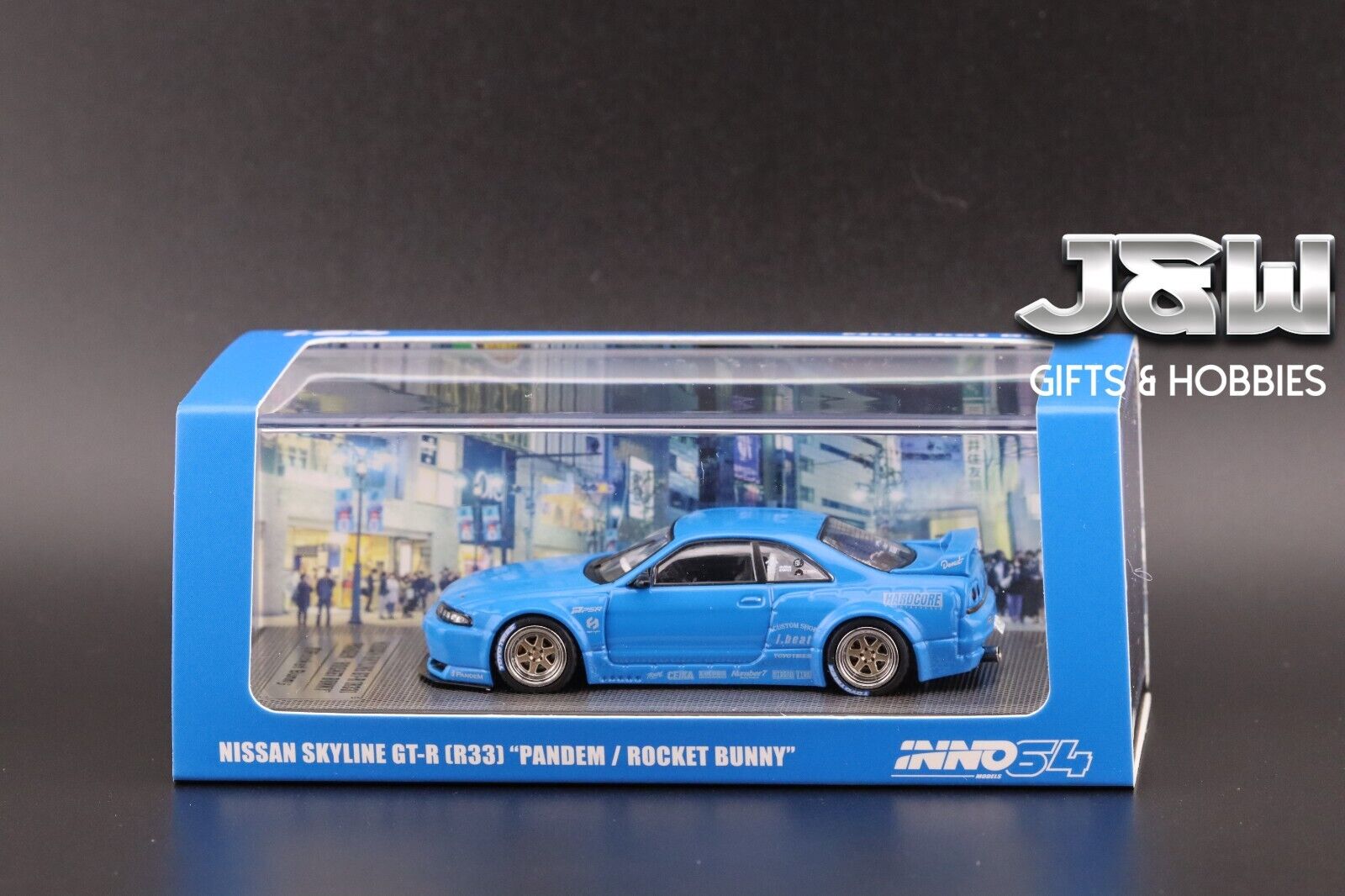 Inno64 Nissan Skyline GT-R R33 Pandem Rocket Bunny Blue 1/64 Inno64 Nissan Skyline GT-R R33 Pandem Rocket Bunny Blue 1/64