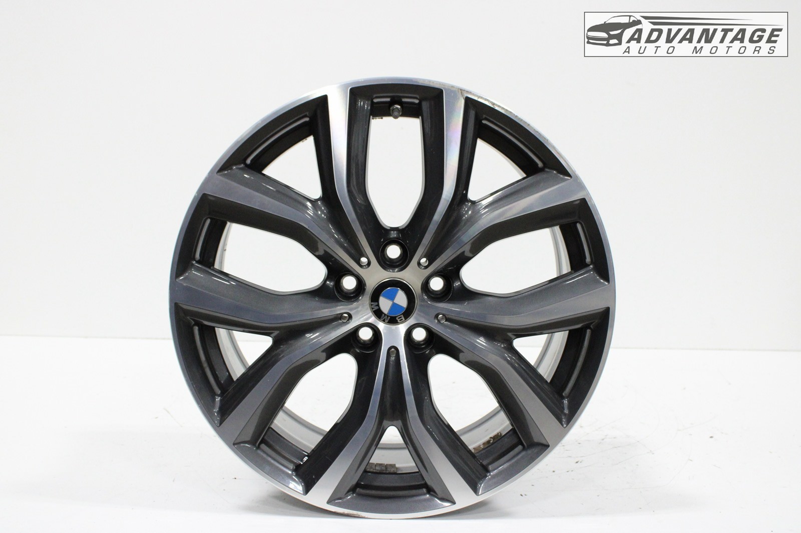 2018-2023 BMW X2 F39 WHEEL RIM E8JX19H2 IS47 R19 5 DOUBLE SPOKE W