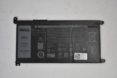 Dell Standard Rechargeable Lithium Ion Battery Replacement Genuine OEM YRDD6