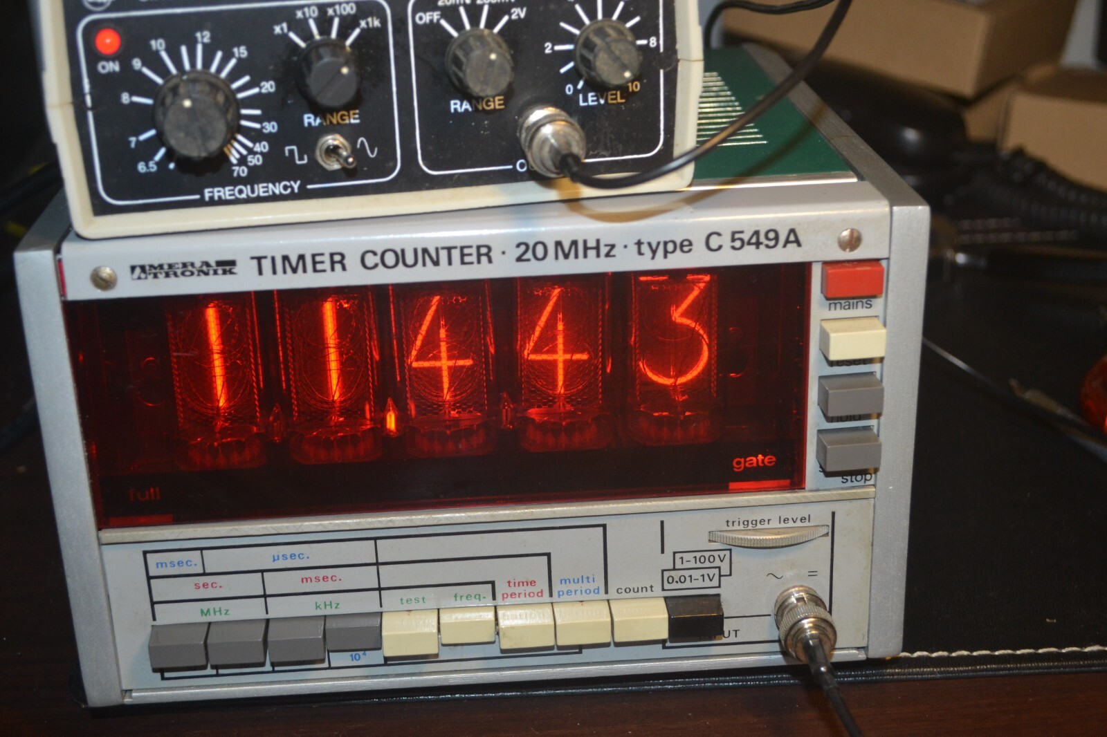 Digital Counter/Timer V539 MERATRONIK - NIXIE tube 5x Z566M