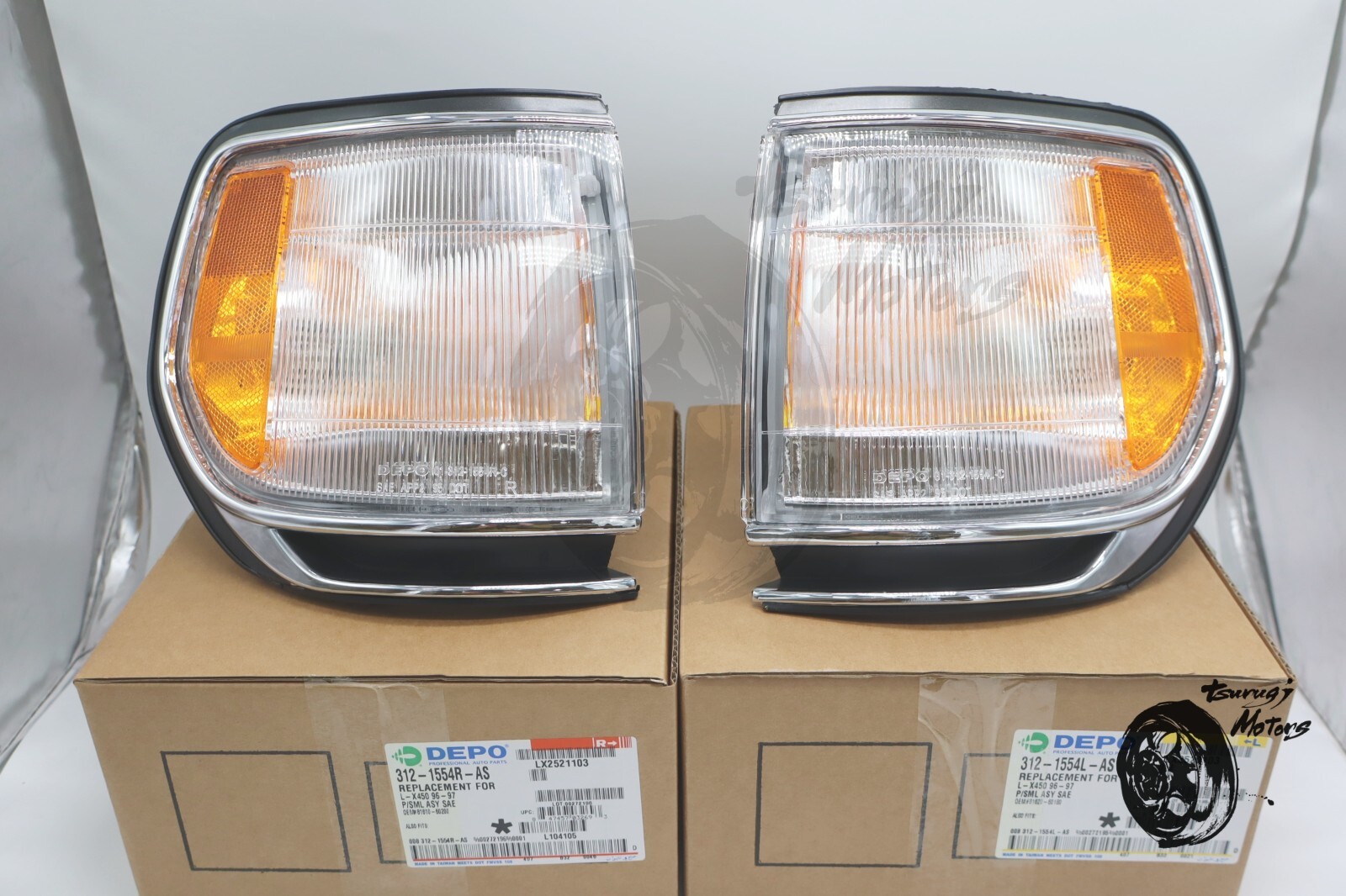 Yコーナー Land Cruiser 80 Corner Side Lamp Light SET USA LX450 FJ80G