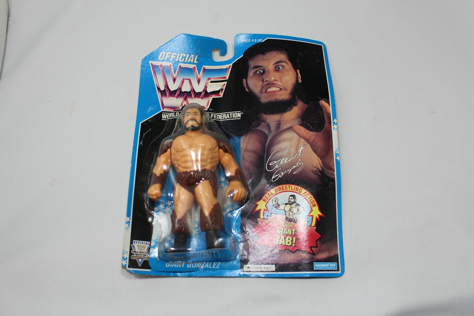 Hasbro WWF WWE Giant Gonzalez 1994 figure Blue World