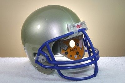 RIDDELL Soft Cup 4 pt High Football Helmet Chinstrap Worn Used From 1990 2000/'s
