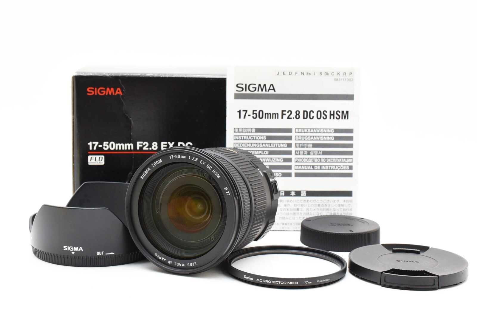 Sigma EX DC 17-50mm lens F/2.8 EX HSM for Pentax [Exc+++