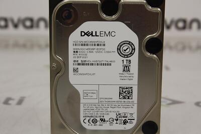 Dell 1TB Hard Disk Drive SATA 3 5 Inches 7200 RPM 6 Gbps 128 Mb HNWHH