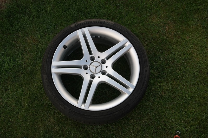 Mercedes Benz Alufelge 5-Doppel-Speichen-Design 7,5 X 18 Zoll Et36 Titansilber