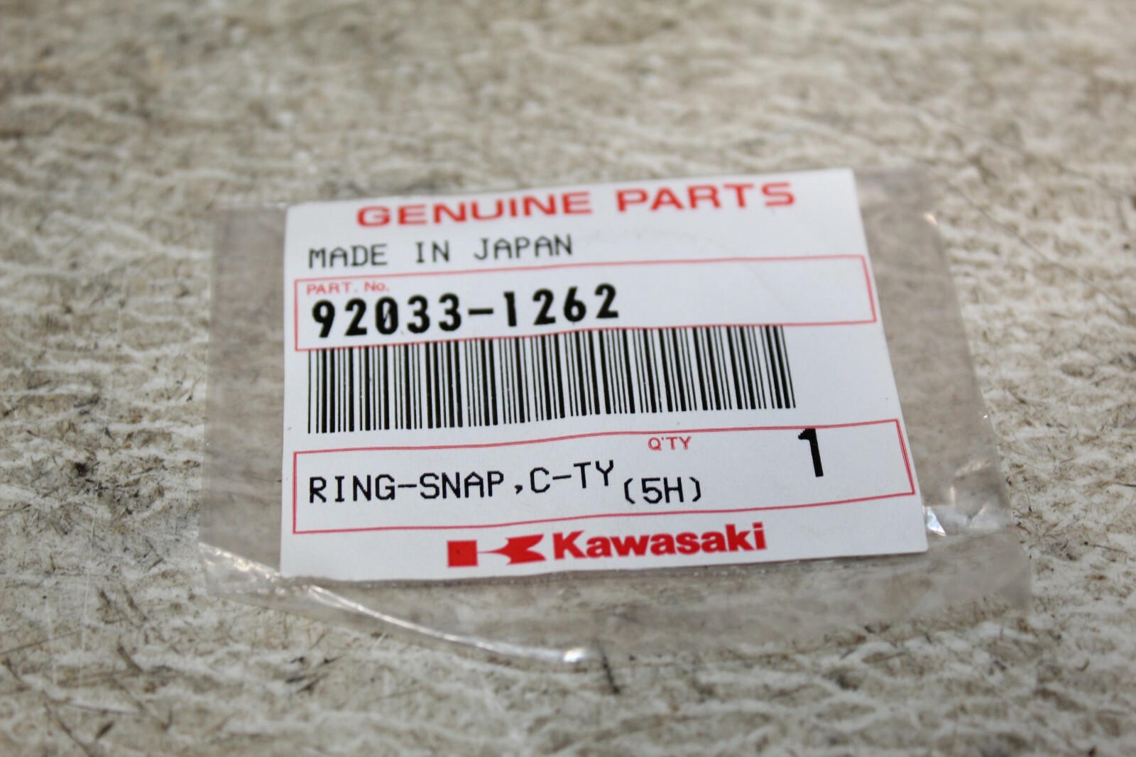 OEM KAWASAKI C-TYPE SNAP RING 32MM FITS MULE 3000, 3010