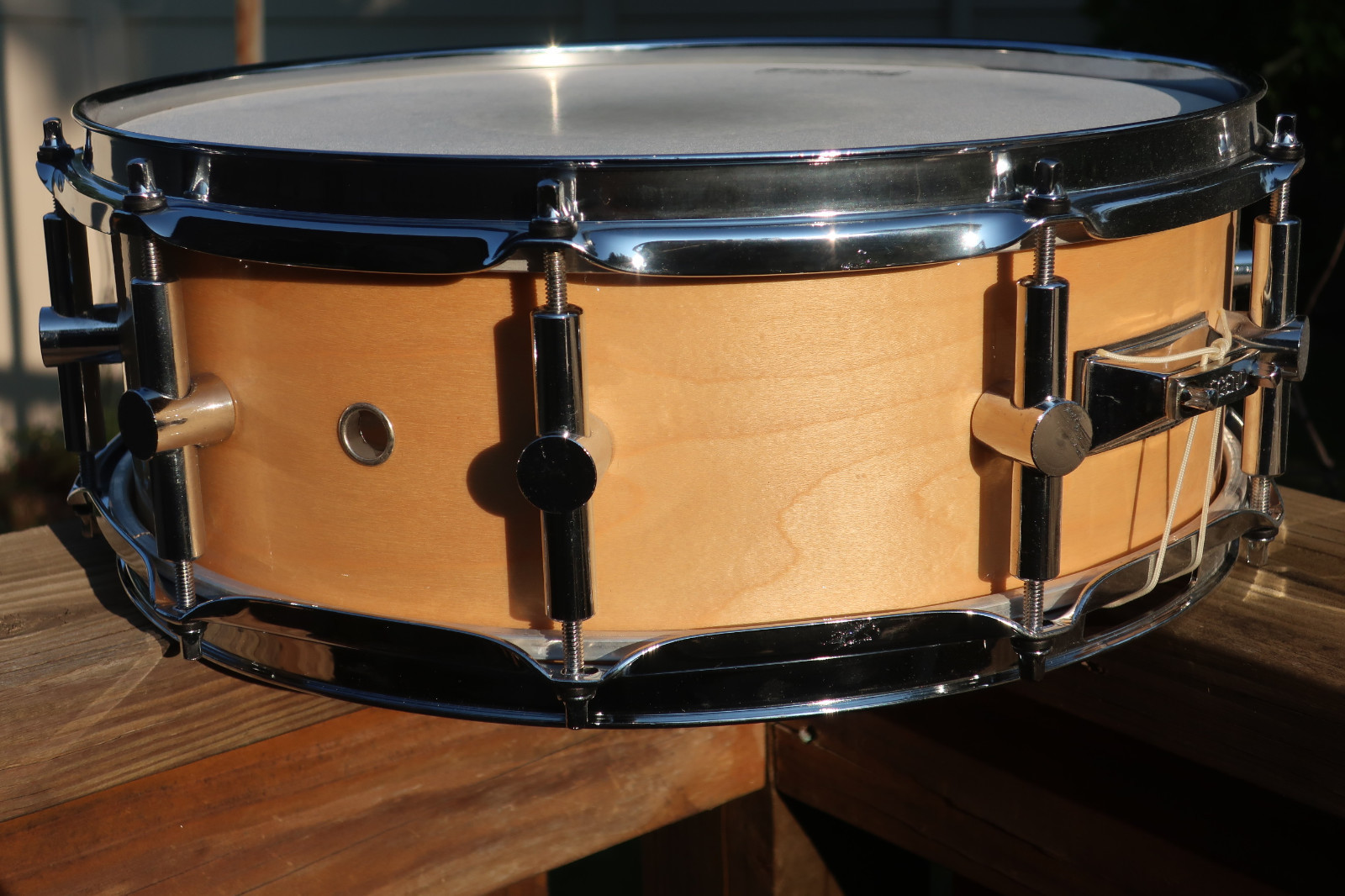 Legend prototype tube lug snare drum