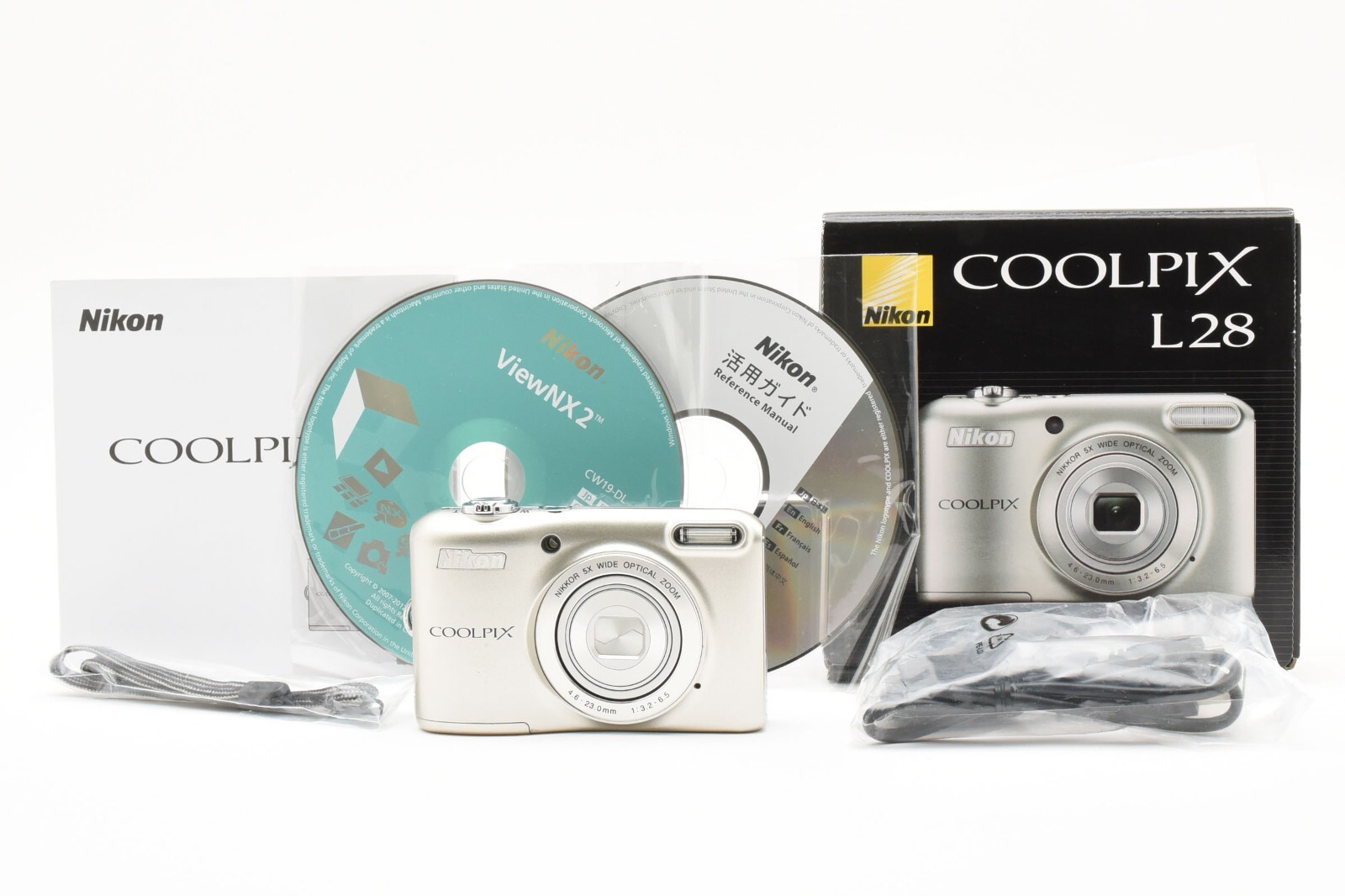 MINT] Nikon COOLPIX L28 Silver 20.1MP Compact Digital Camera