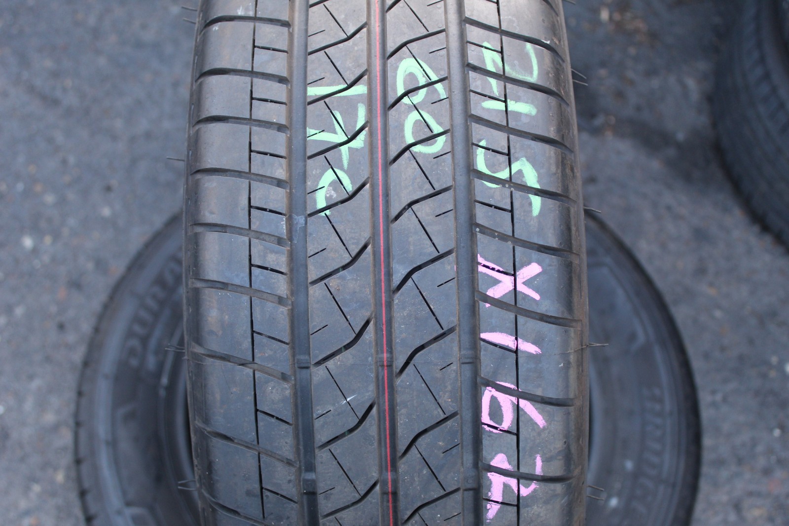 New 215 60 17c, Bridgestone Duravis R660 Eco, 109/107T, x1 Tyre (F1_tyres) X162