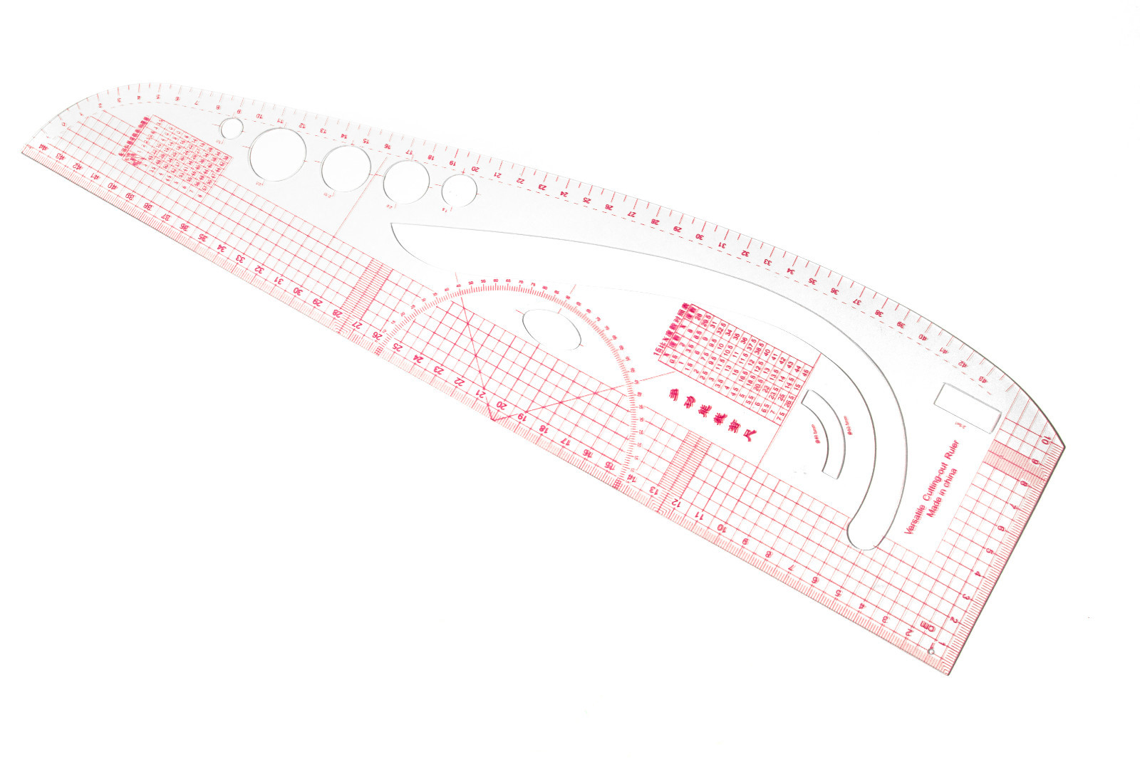 Designers Versatile CuttingOut Ruler (metric) pattern/cut out/diameter