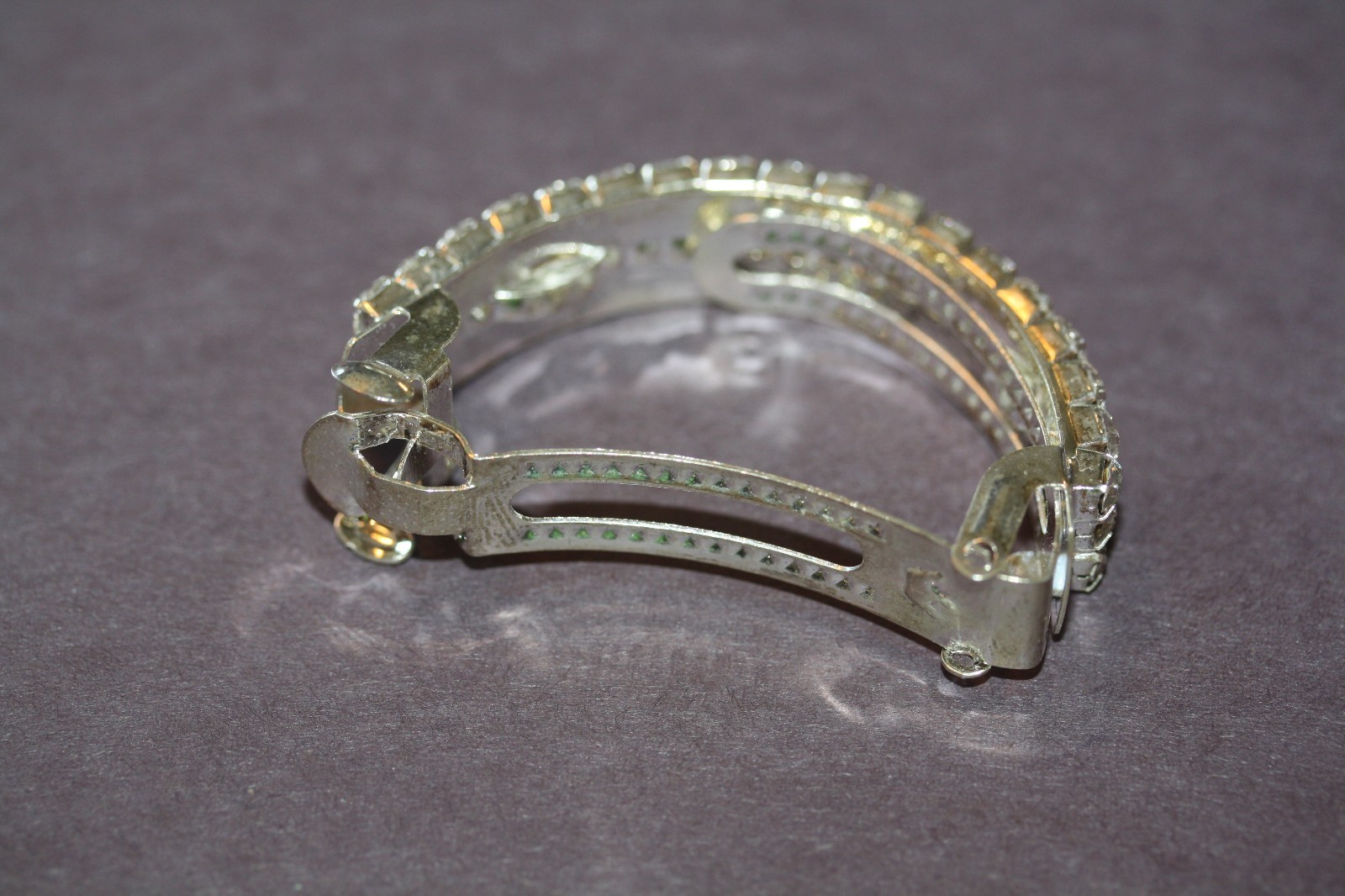 RHINESTINE HAIR CLIP FOR AROUND A PONYTAIL--DANCE ACCESSORIES--EXCELLENT