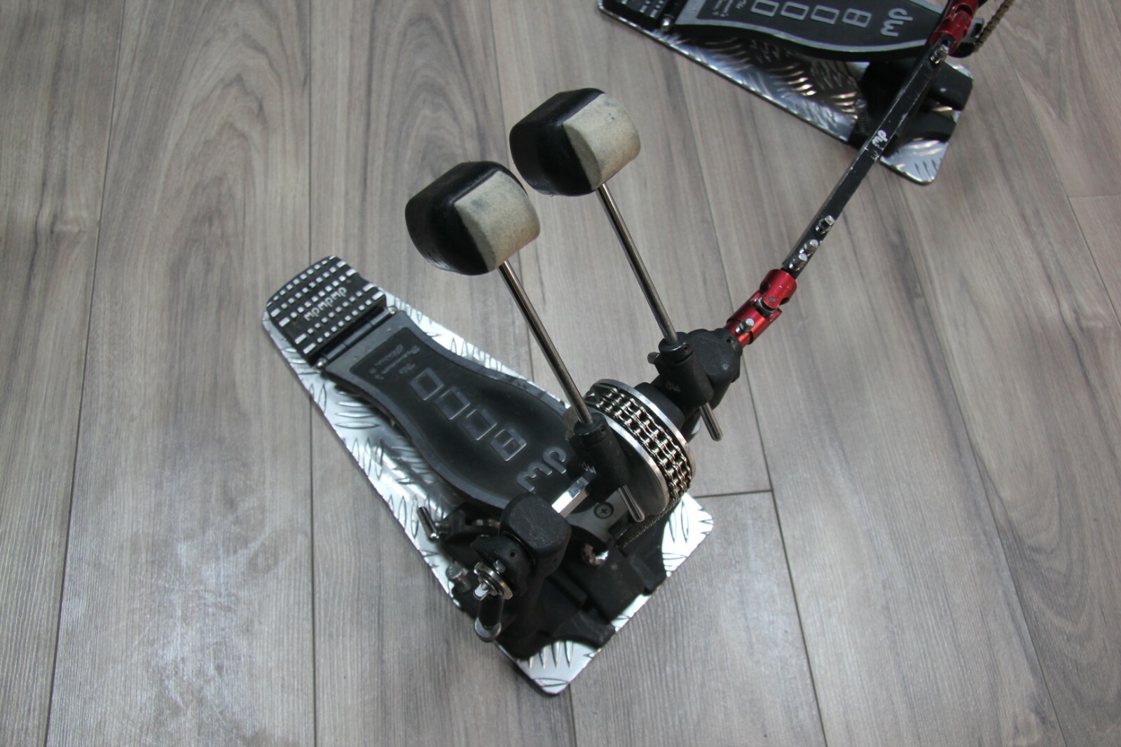 DW Drums 8000 Series Double Bass Drum Pedal w/ Bag