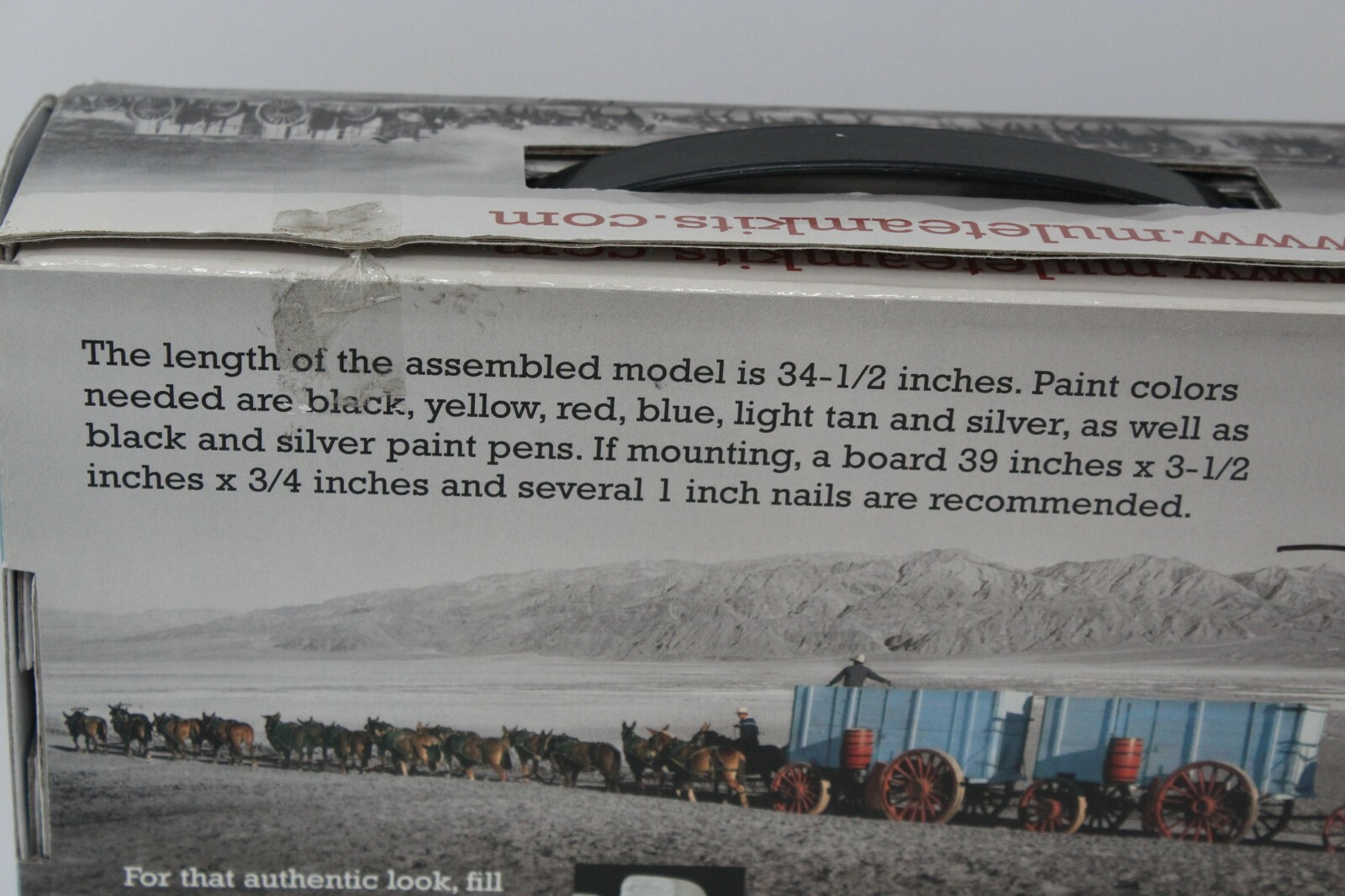 BORAX 20 MULE TEAM MODEL KIT