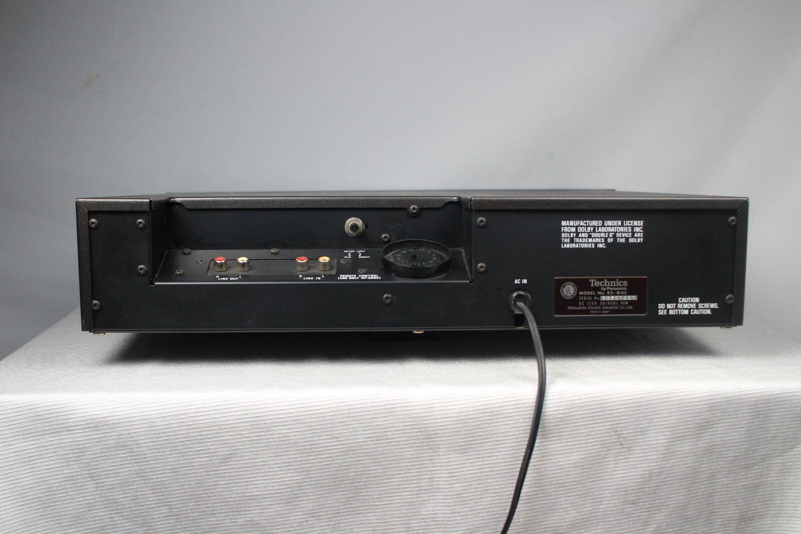 Technics RS-M85 Two Head Cassette Deck NOT WORKING Technics RS-M85 Two Head Cassette Deck NOT WORKING