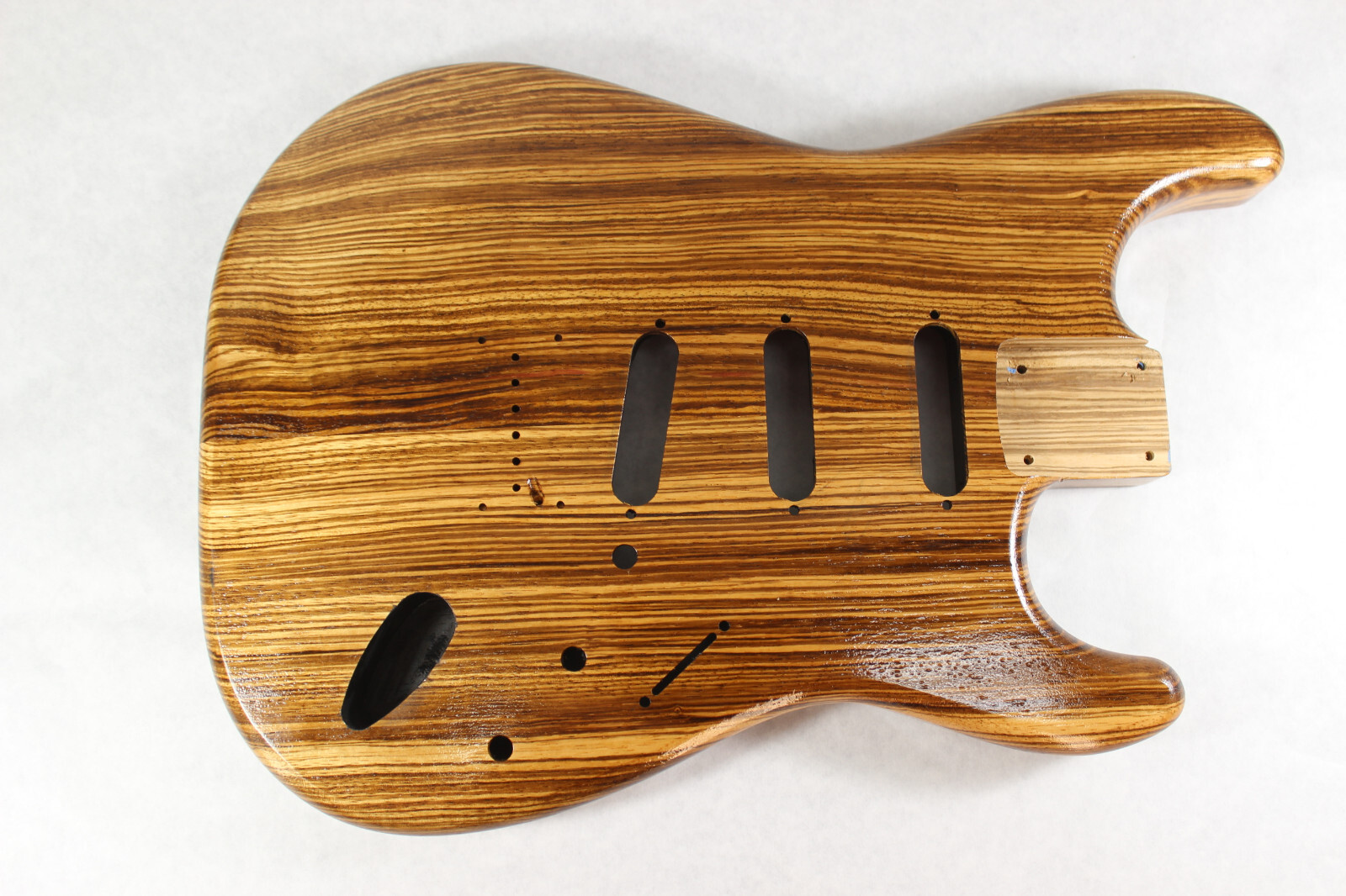Zebrawood SSS Hardtail guitar body - fits Fender Strat Stratocaster necks J1337 | eBay Zebrawood SSS Hardtail guitar body - fits Fender Strat Stratocaster necks J1337 | eBay