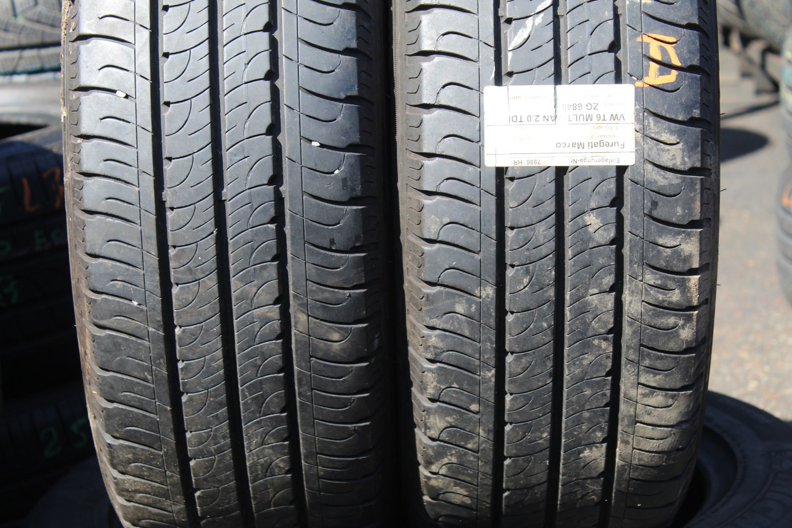 215 60 17C Goodyear, Efficient Grip, 109/107T x2 A Pair 8.0mm (F1_tyres) L3732