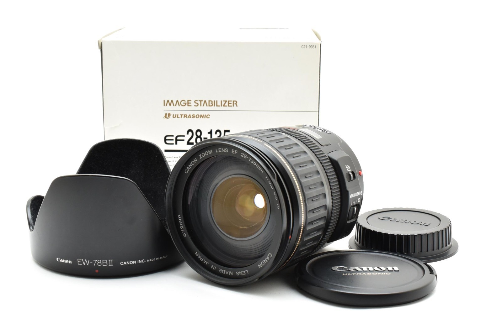 MINT+ in Box 】 Canon EF 28-135mm f3.5-5.6 IS USM Zoom Lens