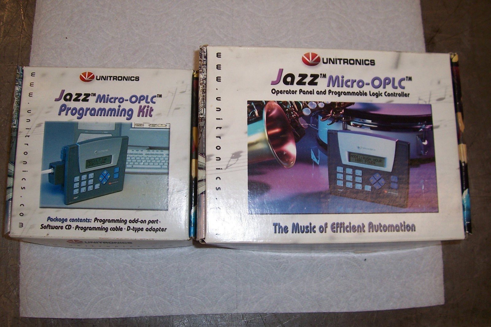 PLC Unitronics Jazz Micro-OPLCJZ10-11R10 Plus Unitronics Programming Kit JZ-PRG