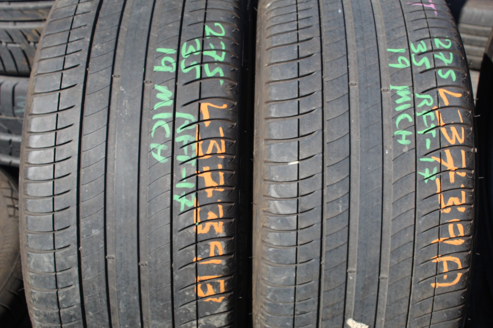 275 35 19 Michelin, RunFlat, MOE, ZP, XL, 100Y, x2 A Pair 5.0mm (F1_tyres) L3739