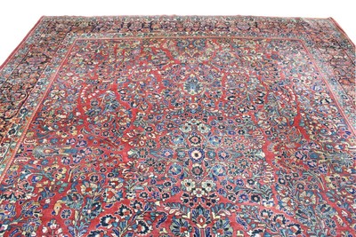 Perserteppich Sarough 398 x 323 cm Orientteppich Top Zustand Nr. 4001