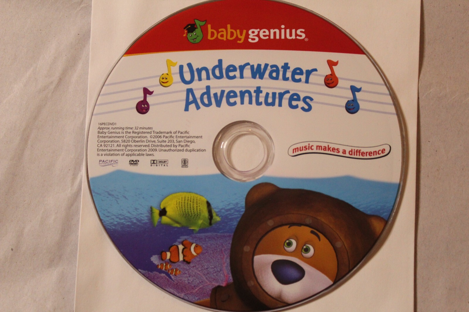 その他 Favorite Nursery Rhymes &amp; Underwater Adventures [DVD] Amazon.com: Baby Genius Underwater Adventures w/bonus Music