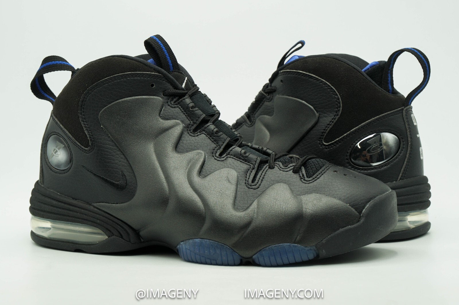 nike air penny 3 black and silver