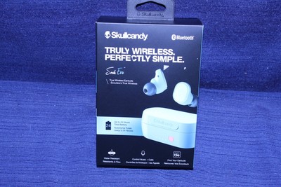 New Authentic Skullcandy Sesh Evo True Wireless In-Ear Headset-Bleached Blue