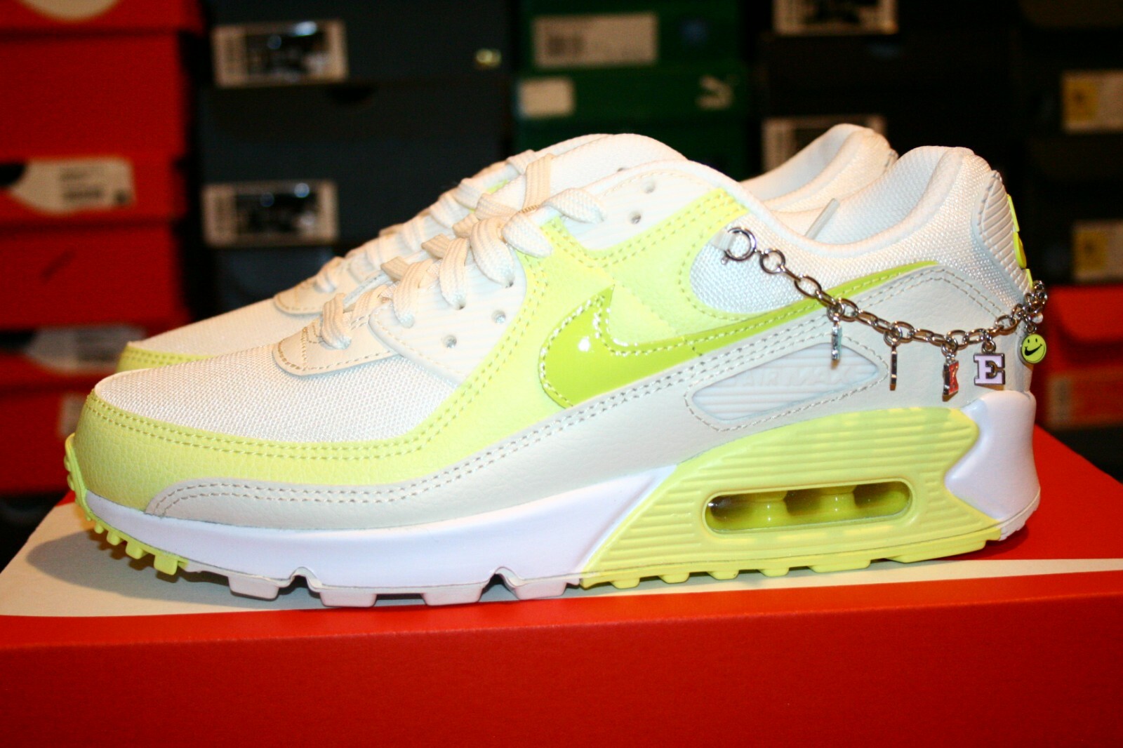 Pre-owned Nike Authentic  Air Max 90 White Pale Ivory Have A  Day Women Gym Shoes Size