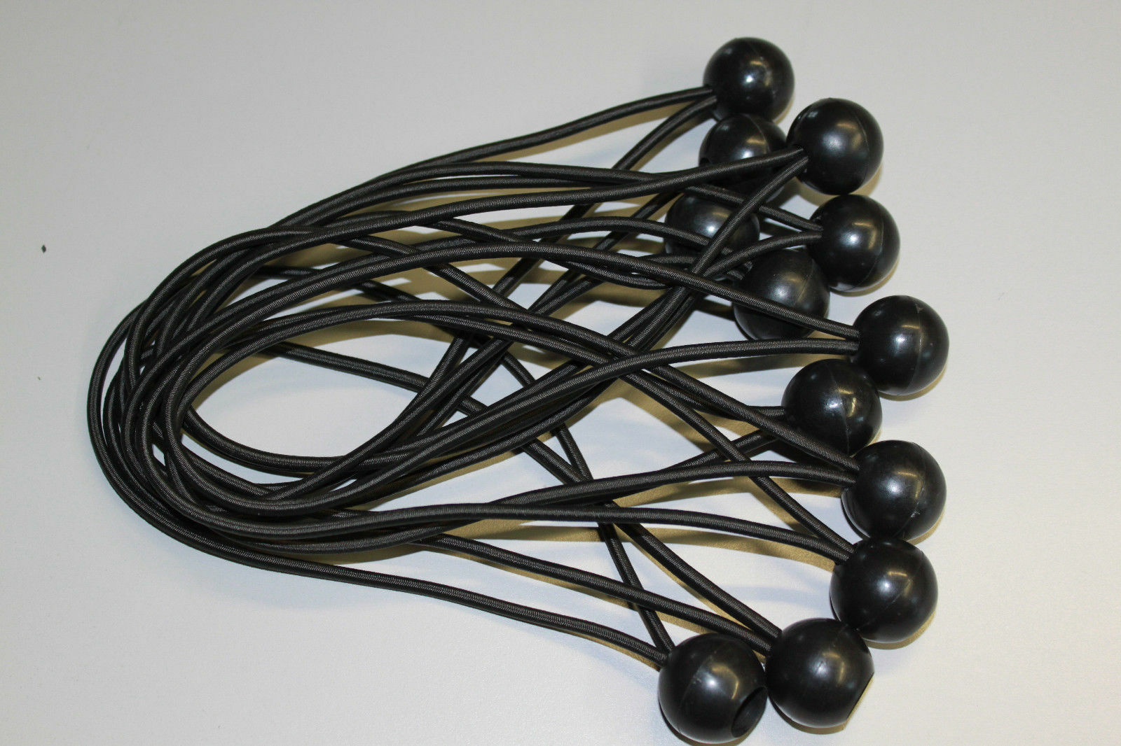 12 x Planenspanner 24cm Gummispanner Zelt Spanngummi Expanderschlinge mit Kugel