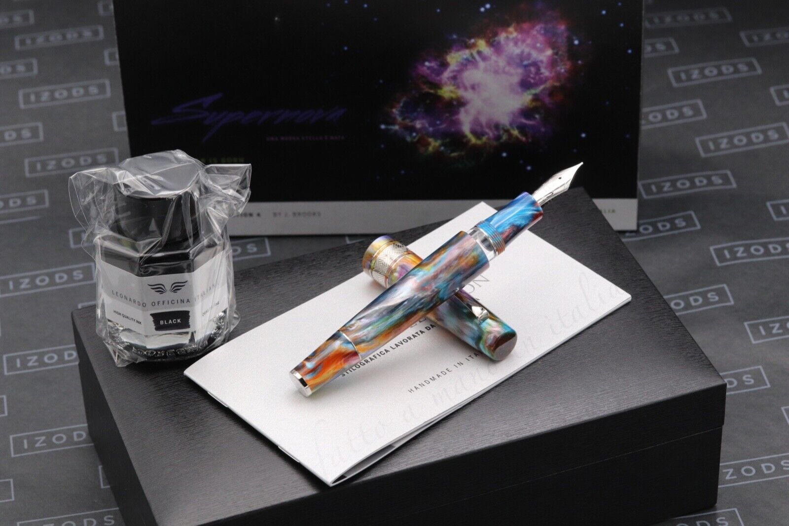 Leonardo Supernova PM 4 LE Silver Fountain Pen - UNUSED - Medium Nib