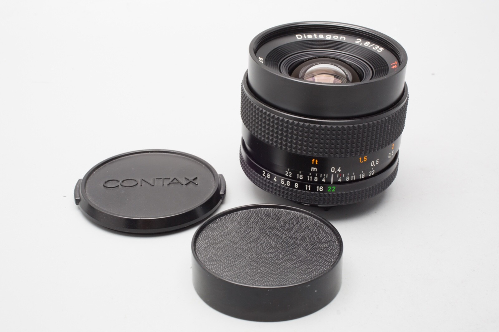 【美品】Contax Zeiss Distagon 35mm F2.8 MMJ Contax Carl Zeiss Distagon 35mm f/2.8 F2.8 T* MMJ MF Lens