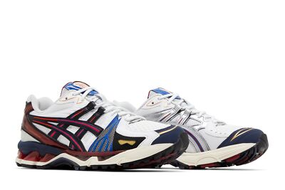 Pre-owned Asics Gel Kayano Legacy 'white Blue Red' 1203a325-100 Men's Shoes In White/black