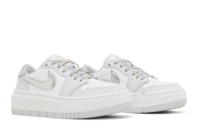Pre-owned Jordan Air  Wmns Air  1 Elevate Low Se 'tear Away - White' Dx6069-101 In White/metallic Silver/white