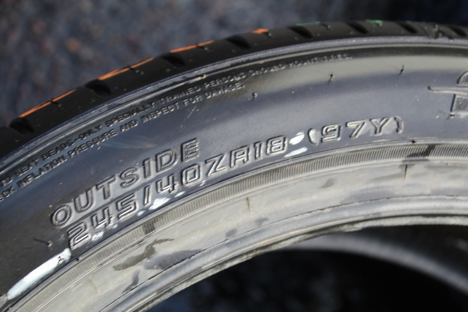 New 245 40 18 Falken, Azenis FK510, XL, 97Y, x1 Single Tyre (F1_tyres) L3771