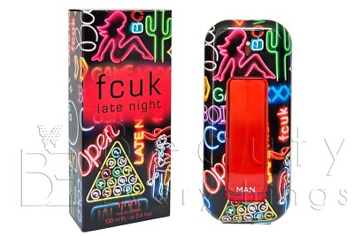 FCUK Late Night by French Connection 3.4oz / 100ml Eau De Toilette Spray For Men