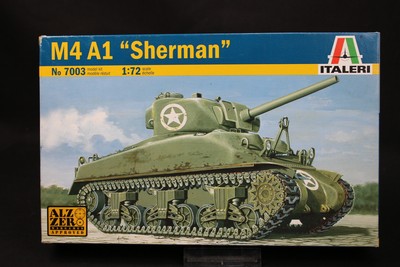XU154 Italeri 1/72 Model Tank Char 7003 M4 A1 Sherman