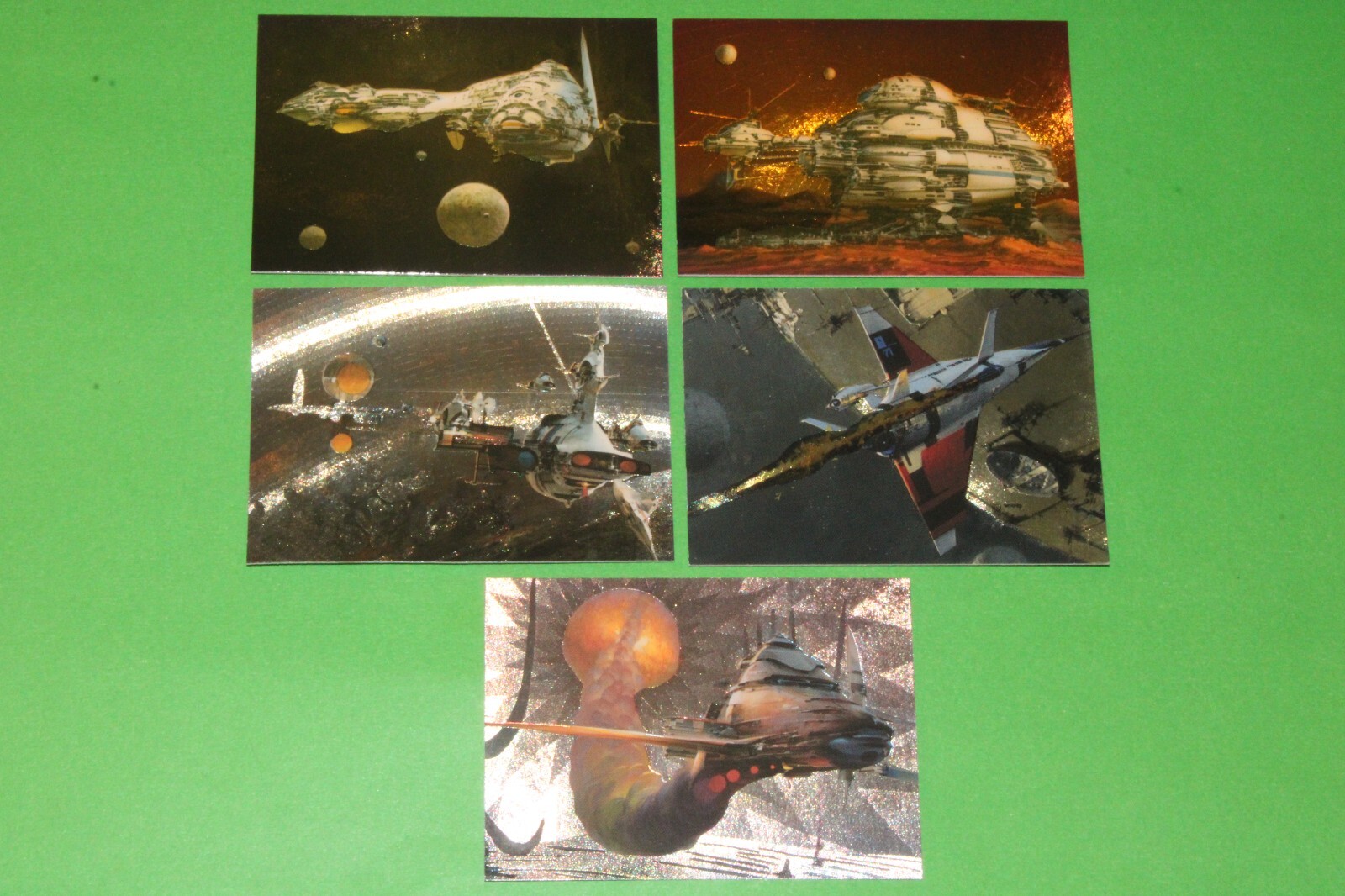 1994 JOHN BERKEY FPG METALLIC STORM INSERT 5 CARD SET