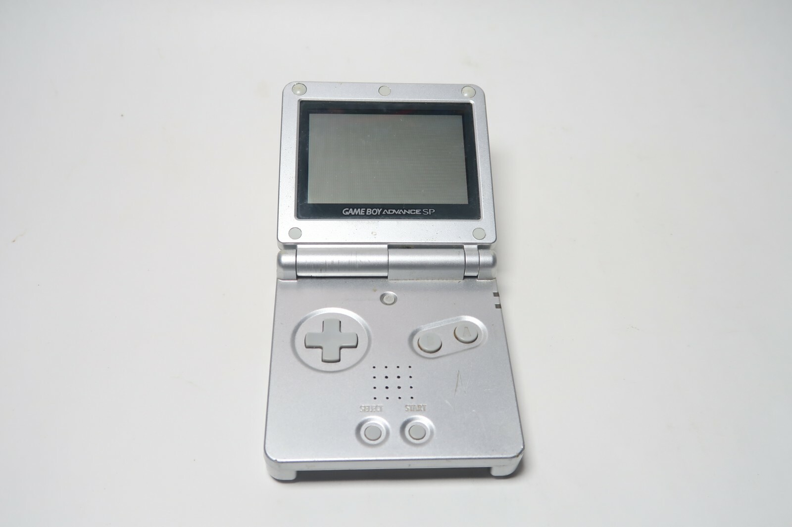 Nintendo Game Boy Advance SP Silver Handheld Console AGS-001