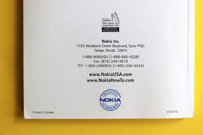 NOKIA 3285 Cell Phone USER GUIDE book with Quick Start cards FREE SHIPPING