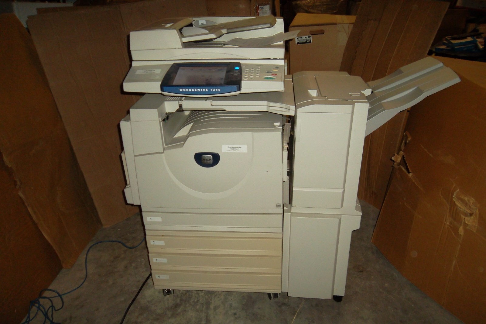 Xerox WorkCentre 7345 Printer Multi-Function LAN 8