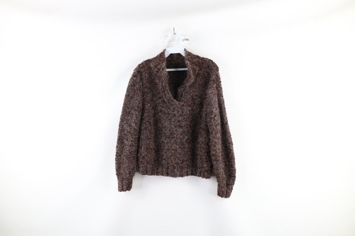 Vintage 60s Streetwear Womens Small Fuzzy Shag Wool Mohair Knit Sweater Boxy Fit Vintage 60s Streetwear Womens Small Fuzzy Shag Wool Mohair Knit Sweater Boxy Fit