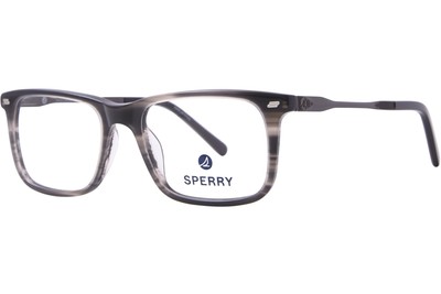Sperry Anchor C03 Eyeglasses Men's Grey Horn/Gunmetal Full Rim 53mm